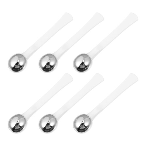 EXCEART 6pcs Eye Cream Applicators Face Eye Roller Massage Eye Care Applicator Wand Stick Metal Eye Cream Roller Wand