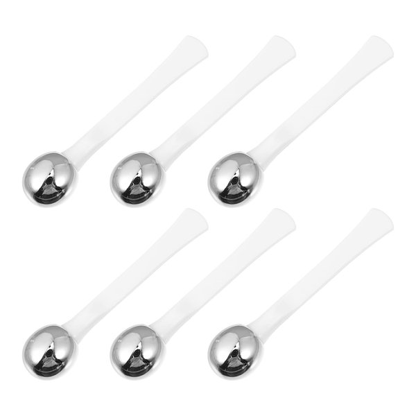 EXCEART 6pcs Eye Cream Applicators Face Eye Roller Massage Eye Care Applicator Wand Stick Metal Eye Cream Roller Wand