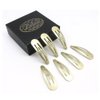 Dofash 20Pcs Snap Hair Clips Hair Grips Metal Hair Clips 5Cm/2In Hair Accessories For Girls (Blonde)