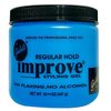 Improve Styling Hair Gel Blue Regular Hold (15.75oz) no pump Authentic Gabel's Manufacturer Direct has protection seal and Gabel's logo in black label on the jar. (Pack of 2)