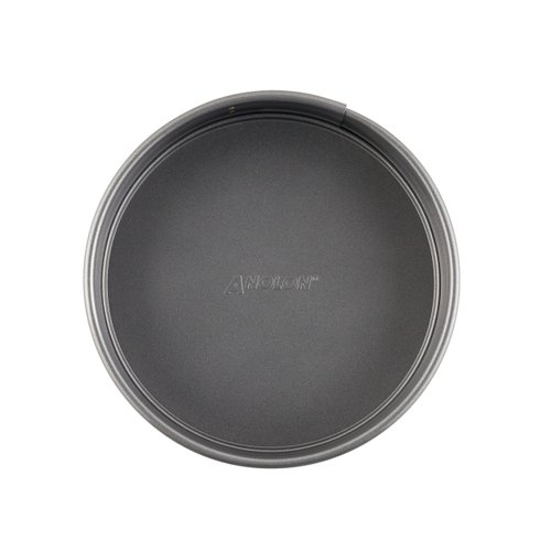 Anolon Advanced Nonstick Springform Baking Pan / Nonstick Springform Cake Pan / Nonstick Cheesecake Pan, Round - 9 Inch, Gray