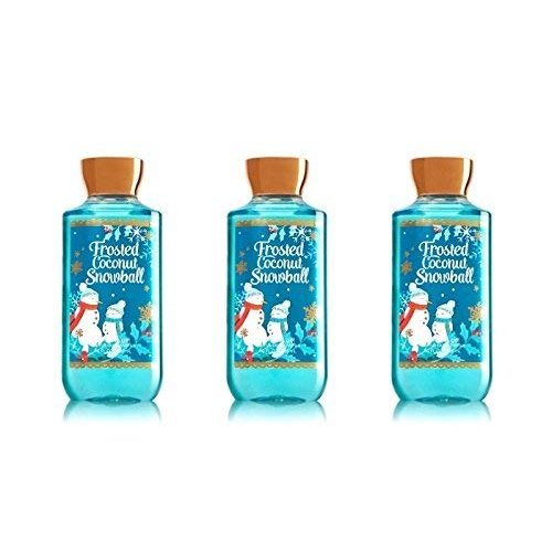 Bath & Body Works Frosted Coconut Snowball Shower Gel 10oz each - Lot of 3