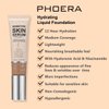 PHOERA Hydrating Serum Foundation,Flawless Full Coverage and Hypoallergenic Makeup Base Foundation. (N04 Sand, norm)