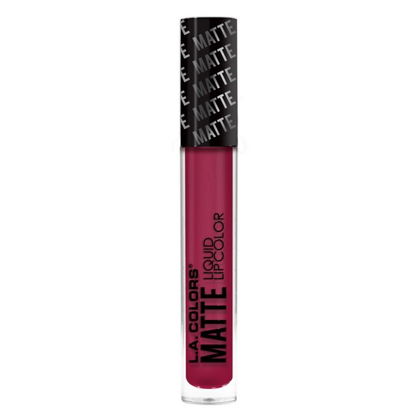 L.A. COLORS Matte Liquid Lip Color, Feisty CLG412