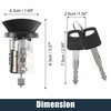X AUTOHAUX Ignition Switch Lock Cylinder with Key 1F2009012B 1L3Z11582A Replace for Ford F-150 1996-2004 for Ford F-250 1996-2007