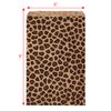 Ikee Design 200 Pcs of 6" X 9" Flat Plain Prints Paper or Patterned Kraft Bags for Candy, Cookies, Merchandise, Party Favors, Gift Bags, Small Paper Bags, Leopard Pattern