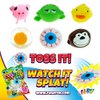 JA-RU Splat Ball - Squishy Stress Balls (12 Assorted Pack) Emoji-Squishy Ball Fidget Pack for Kids and Adults. Party Favor Classroom Treasure Box Prize Birthday Gifts Easter Egg Stuffers. 5303-12