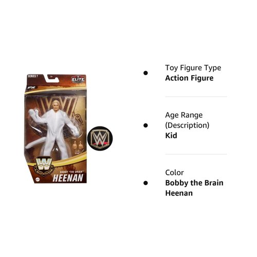 WWE Elite Legends Collection 6-inch Articulated Action Figure Series (Bobby The Brain Heenan)