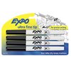 EXPO Low Odor Dry Erase Markers, Ultra-Fine Tip, Black, 4 Count