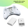 Battery Pack Cover for Xbox 360, Replacement Battery Pack Cover Shell Repair Part Compatible with Xbox 360 Wireless Controller(4 Pack, Black, White)