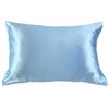 Celestial Silk 100% Silk Pillowcase for Hair Zippered Luxury 25 Momme Mulberry Silk Charmeuse Silk on Both Sides of Pillow Cover -Gift Wrapped- (King, ICY Blue)