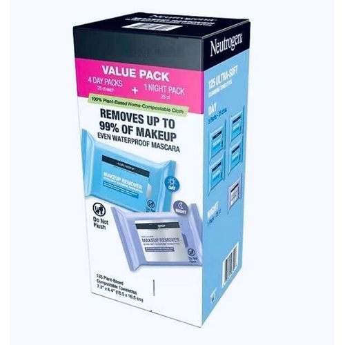 Night Calming Makeup Remover & Cleansing Towelettes (25 ct., 5 pk.)