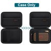 Canboc Hard Carrying Case for Positive Grid Spark GO 5W Ultra-Portable Smart Guitar Amp, Electric Guitar Speaker Box, Mesh Pocket fits Cable, Black
