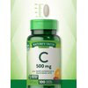 Vitamin C with Rose Hips and Bioflavonoids | 500mg | 100 Caplets | Vegetarian, Non-GMO & Gluten Free | by Nature's Truth.