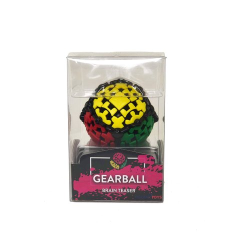 Project Genius Gear Ball by Mefferts- Speed Cube, 3x3 Speed Cube, One-Player Games, Brain Teasers, Multi-Color, Puzzle Cube, Gift for Children, Gift for Teen Boy, 3x3, Geared Cube