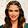 CLOACE Sequin Head Chain Boho Gold Headband Tassel Hair Chain Bridal Headpiece for Women and Girls