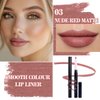 1PCS Retractable Lip Liner Pencils, Nude Red Matte, High Pigmented Natural Lip Makeup Pencils, Non-transfer, Waterproof, Long-lasting Quick-Drying Lipstick Pencil , Not Easy to Fade Lip Gloss Pen. 03