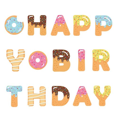 Donut Happy Birthday Banner,Donut Party Supplies,Donut Party Decorations,Donut Garland Bunting Banner for Girls,Boys,Kids Home,Classroom,Baby Showers Decoration