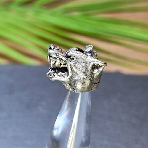 Nutty Natte 4 PCS Viking Hair Tube Beads Eagle and Hound Alloy Beard Beads Hair Dreadlocks Beads for men Beads for Bracelets Pendant Necklace DIY