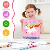 Kids Paint by Number Kits Including 6 Pre-Drawn Canvas for Painting, 6 Brushes 17 Paints and 2 Easels, Perfect Art Painting Kit for Kids, Arts and Crafts Painting for Kids Ages 8-12