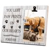 KINGNOW Pet Picture Frame Cat or Dog Frame 4x6 Memorial Pet Loss Picture Frame
