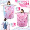 ramede 2 Pcs Barber Cape Professional Salon Hair Cutting Dye Cape Hair Cut Apron Cape with Closure Hair Cutting Cover for Kid (Unicorn)