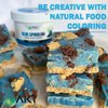 AKI Blue Spirulina Powder Pack- Loaded with Antioxidants | Vegan & Authnetic Food Coloring - Ideal for Making Smoothies, Ice Cream, Yogurt or Pastries ((1 Oz/28.35gr))