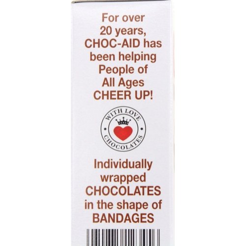 Choc-Aid Milk Chocolate Bandages 2.7-ounce Box (Pack of 3)