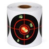 GearOZ Splatter Target Stickers, 3 Inch Reactive Paper Targets, 250 Pcs Adhesive Shooting Targets with Fluorescent Green Impact for BB Gun, Pellet Gun, Airsoft, Rifle Shooting Practice