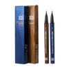Vtrem 2 Pack Liquid Eyeliner Navy Blue and Light Brown Waterproof Eyeliner Pencil Smudge Proof Slim Eyeliner Freckle Pencil Korean Glitter Eyeliner Long Lasting All Day