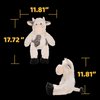 Cow Stuffed Animals Soft Plush Adorable Plush Cow Toy Nursery Doll, Gifts for Girls Boys 17.71 inches
