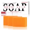 ORIENTLEAF Kojic Acid Soap, Turmeric Soap Bar, Fresh Citurs Scent, Gentle for face and body with Vitamin C, Shea Butter, Retinol, Olive Oil, Collagen (3 PACK)