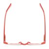The Shay Colorful Semi-Rimless Half Reader Reading Glasses, 2.50 Red