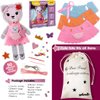 qollorette Felt Craft Kit - Make Your Own Kitty Toy and Friend - Beginner Sewing Kit for Kids, Learn to Sew & Play