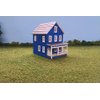 Train Time Laser N Scale 20th Avenue Two Story House Building Kit