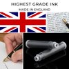 Scriveiner Fountain Pen Ink Cartridges - Black - 20 Standard International, Made in UK, The Best Cartridge for Your Scriveiner Pen, Refill Size Fits A Wide Range of Fountain Pens