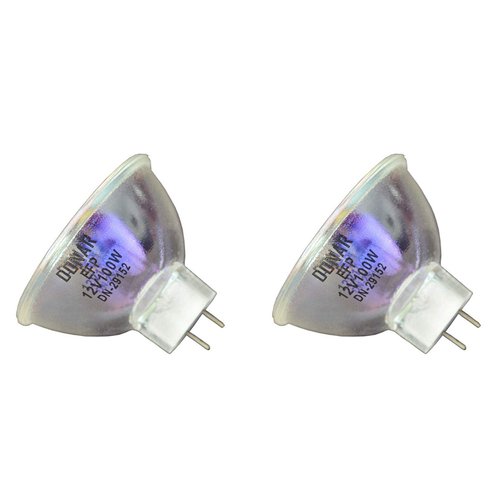 Donar 2pcs EFP 12V 100W RM-105 Bulb for Sankyo Dualux 1000 1000H 2000-H - ZEISS Microscope Illuminator Operation 99 Power Arm S1 S2 S3 S21 S4 Universal S3B SP8 - ZEISS IKON Voigtlander 8mm Movie Lamp