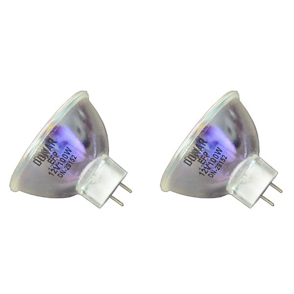 Donar 2pcs EFP 12V 100W RM-105 Bulb for Sankyo Dualux 1000 1000H 2000-H - ZEISS Microscope Illuminator Operation 99 Power Arm S1 S2 S3 S21 S4 Universal S3B SP8 - ZEISS IKON Voigtlander 8mm Movie Lamp
