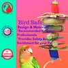Bonka Bird Toys 1921 Husky Fan Chew Shred Forage Medium Parrot Cage Toy Pet, Conure, Quaker, Caique, and Similar Breed Sizes