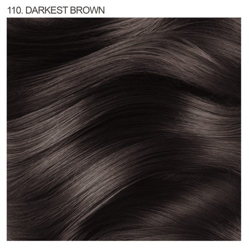 Adore Semi Permanent Hair Color - Vegan and Cruelty-Free Brown Hair Dye - 4 Fl Oz - 110 Darkest Brown (Pack of 2)