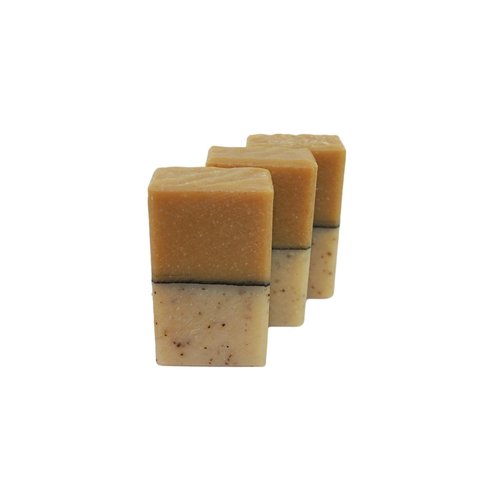 Traverse Bay Bath and Body- All natural handmade cold process bar soap, Turmeric, Black Pepper, Ginger,Exfoliating essential oil soap. 3 bar pack 16 + oz. Made in the USA
