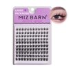 MIZ BARN False Eyelashes 120pcs C Curl Lash Clusters, 11-13mm Natural Individual Lashes Wispy Lashes For Beginners Perfect DIY Eyelash Extensions For Flawless Looks(C-11-13mm MIX)(demon)