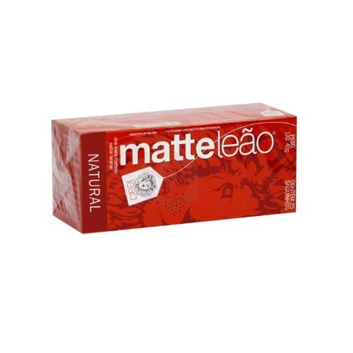 Mate Tea - Matte Leão - 1.4 oz (25 tea bags) | Chá Mate Tostado - Matte Leão - 40g (25 sachês) - (PACK OF 03)