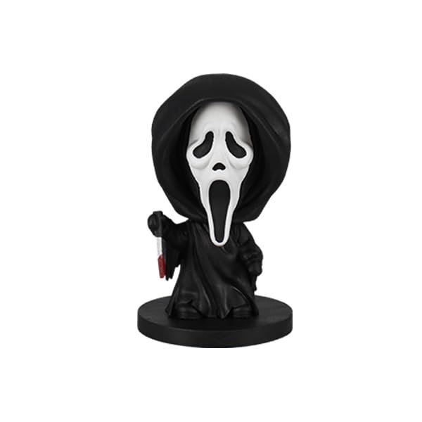 Royal Bobbles Ghost Face Go! Bobble - 3" Tall Mini Collectible Bobblehead Figure