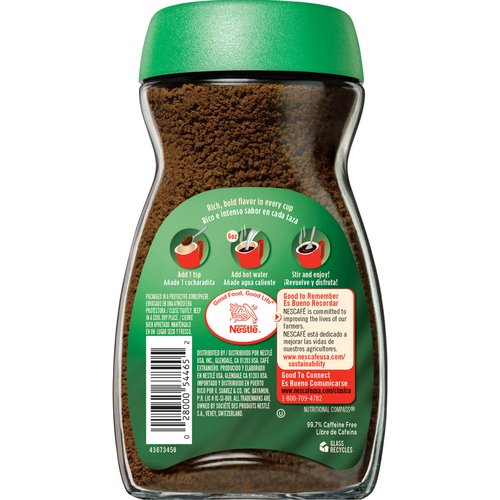 Nescafe Clasico Decaf Instant Coffee, 3.5 oz