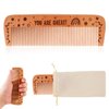 Birthing Comb For Labor Pain, Wooden Natural Labor Comb and Essentials Hair Comb with First Time Mom Must Haves Childbirth Comb for Pregnant Women
