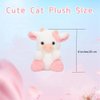 JOSON Cow Stuffed Animal Toy, Cute Strawberry Cow Plush Pillow, Soft Cow Plush Doll, Birthday, for Boys and Girls (Pink Cow)