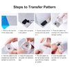 SAGEBIO Nail Art Stamper Clear Silicone Nails Stamping Jelly with Scraper Transparent Visible Body DIY Manicure Nail Art Tool A