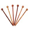 6 Pieces Wood Hair Sticks Japanese Hair Chopsticks for Hair Pins for Women Long Handmade Craft 13cm