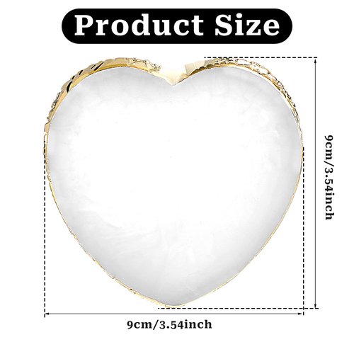 Resin Nail Art Palette Nail Mixing Palette Nail Art Painting Mixed Color Palettes Gold Edge Nail Holder Display Board Cosmetic Mixing Nail Art Palette Tools